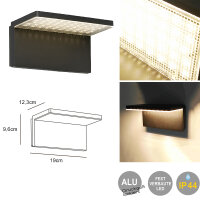 LED Außen-Wandleuchte Osaka