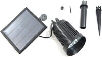 Solar Gartenstrahler Nelis mit 8LED 120lm Solarleuchte Bodenstrahler Spotlight 1 x Stück