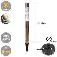Solarleuchte Wegeleuchte Bubble 4er Set LED-Kaltweiß