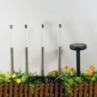 Solarleuchte Wegeleuchte Bubble 4er Set LED-Kaltweiß