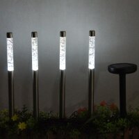 Solarleuchte Wegeleuchte Bubble 4er Set LED-Kaltweiß