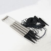 Solarleuchte Wegeleuchte Bubble 4er Set LED-Kaltweiß