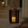 LED Solarleuchte Laterne Riona mit Kerzen-Flackerlicht Solarlampe Dekolampe  Braun