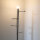 Garderobenständer mit LED Beleuchtung Metall Kleiderständer H180cm Flurgarderobe Silber