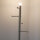 Garderobenständer mit LED Beleuchtung Metall Kleiderständer H180cm Flurgarderobe Silber