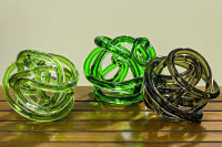 Briefbeschwerer Fancy D:16cm Paperweight aus Glas...