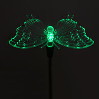 Solar Gartenstecker Sonnenblume Libelle Schmetterling Dekoration Garten Balkon Schmetterling