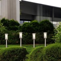 LED Gartenleuchte Vico mit Erdspieß 4er Set