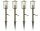 LED Gartenleuchte Vico mit Erdspieß 4er Set