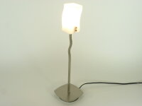 Tischlampe Stahl Opalglas Halogen Tischleuchte Madrid...