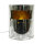Dekoleuchte Kamin chrom Halogen Lampe mit Feuer-Effekt  Stimmungs-Deko-Leuchte