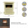 Dekoleuchte Kamin weiß Halogen Lampe mit Feuer-Effekt Dekolampe Dekoration