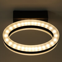 LED Wandleuchte Sydney Hausbeleuchtung  Aufputzleuchte Wandlampe oval