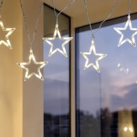 LED Lichterkette 5 Sterne Lichtfarbe warmweiß...