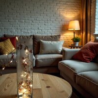LED Lichterkette Brown Pearl 20 flammig warmweiß Innen