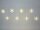 LED Lichtervorhang Schneeflocke 8 flammig Lichterkette Innen Fensterbeleuchtung