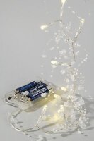 LED Lichterkette Perlengirlande 20 flammig Batterie...