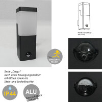 LED Außen-Wandleuchte Diego mit Sensor