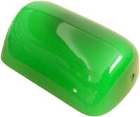 Glasschirm für Bankerslamp grün