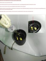 Glasschirm für Bankerslamp grün