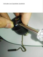 Glasschirm für Bankerslamp grün
