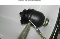 Glasschirm für Bankerslamp grün