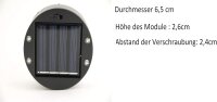 Solarmodul Ola 4 LEDs 20-25-30cm Neutralweiß