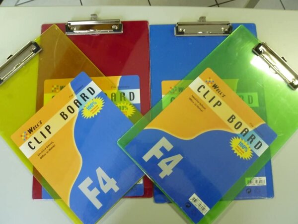 4 x Clip Board A4