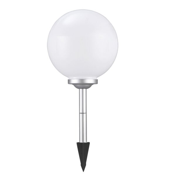Solar Kugelleuchte Ola 20cm mit Erdspieß Kunststoff IP44