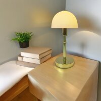 Glas-Tischleuchte MAIOLO Wohnzimmer-Nachttisch-Lampe