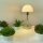 Glas-Tischleuchte MAIOLO Wohnzimmer-Nachttisch-Lampe