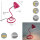 Schreibtischleuchte Swing pink Arbeitsleuchte Kinderleuchte Tischlampe
