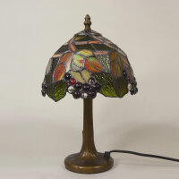 Tischleuchte Corina Echtglas Tiffany Stil Lampe Nachttischleuchte Höhe 37cm