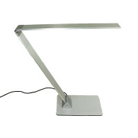 LED Tischleuchte TEMO silber Touch-Dimm-Schalter...