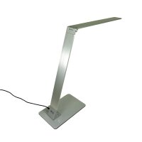 LED Tischleuchte TEMO silber Touch-Dimm-Schalter Schreibtischleuchte #1