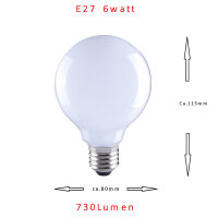 LED Leuchtmittel Mini Ball 6W matt