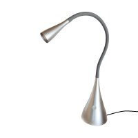 LED Tischleuchte Jonas silber Touch Dimmer Flexarm...