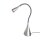 LED Tischleuchte Jonas silber Touch Dimmer Flexarm Tischlampe