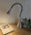 LED Tischleuchte Jonas silber Touch Dimmer Flexarm Tischlampe