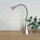 LED Tischleuchte Jonas silber Touch Dimmer Flexarm Tischlampe