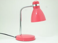 Schreibtischleuchte THOMAS rot-rose Tischlampe verstellbar Flexarm #1