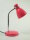 Schreibtischleuchte THOMAS rot-rose Tischlampe verstellbar Flexarm #1