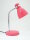 Schreibtischleuchte THOMAS rot-rose Tischlampe verstellbar Flexarm #1
