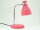 Schreibtischleuchte THOMAS rot-rose Tischlampe verstellbar Flexarm #1