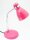Schreibtischleuchte THOMAS rot-rose Tischlampe verstellbar Flexarm #1