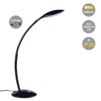 LED Tischleuchte Danko schwarz Schreibtischleuchte Touch...