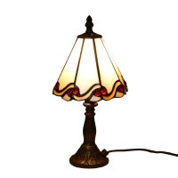 Tiffany-Stil Tischleuchte Dora Nachttisch-Deko-Leuchte
