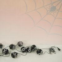 Halloween-Lichterkette Black Witch 10 flammig Dekoleuchte Dekolampe Dekoration Fensterdeko