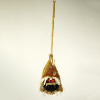 Reisigbesen mit Beleuchtung Broom Pumpkin  Halloween-Dekoration farbwechselnd  Geschenkidee