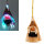 Reisigbesen mit Beleuchtung Broom Pumpkin  Halloween-Dekoration farbwechselnd  Geschenkidee